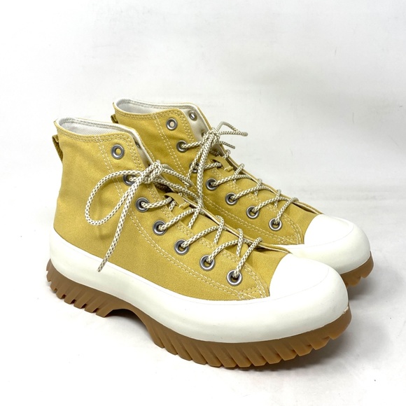 Converse Lugged 2.0 Utility Women's Sneakers High Trailhead Gold Canvas A03500C - Picture 6 of 9